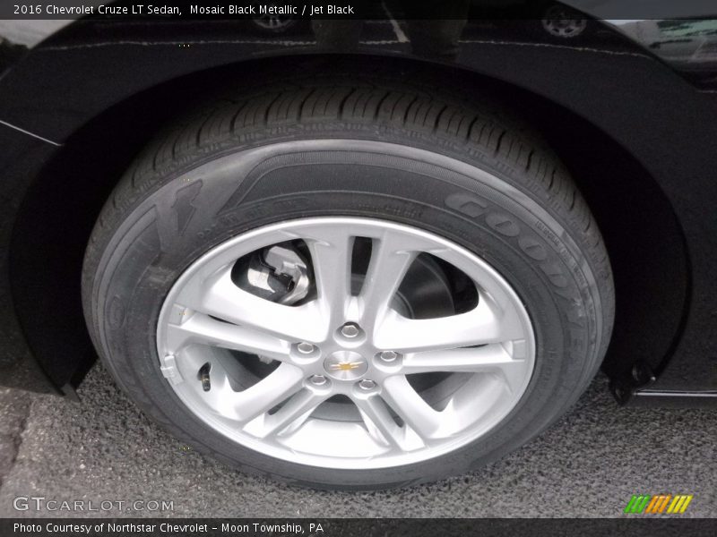 Mosaic Black Metallic / Jet Black 2016 Chevrolet Cruze LT Sedan