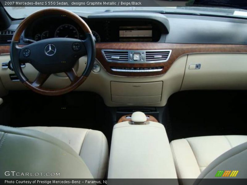 designo Graphite Metallic / Beige/Black 2007 Mercedes-Benz S 550 Sedan