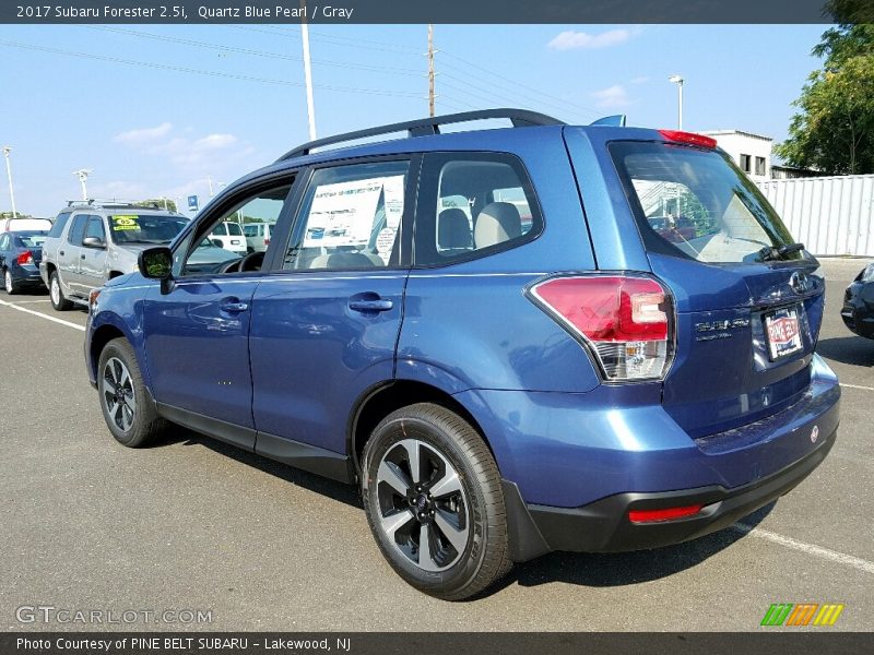 Quartz Blue Pearl / Gray 2017 Subaru Forester 2.5i