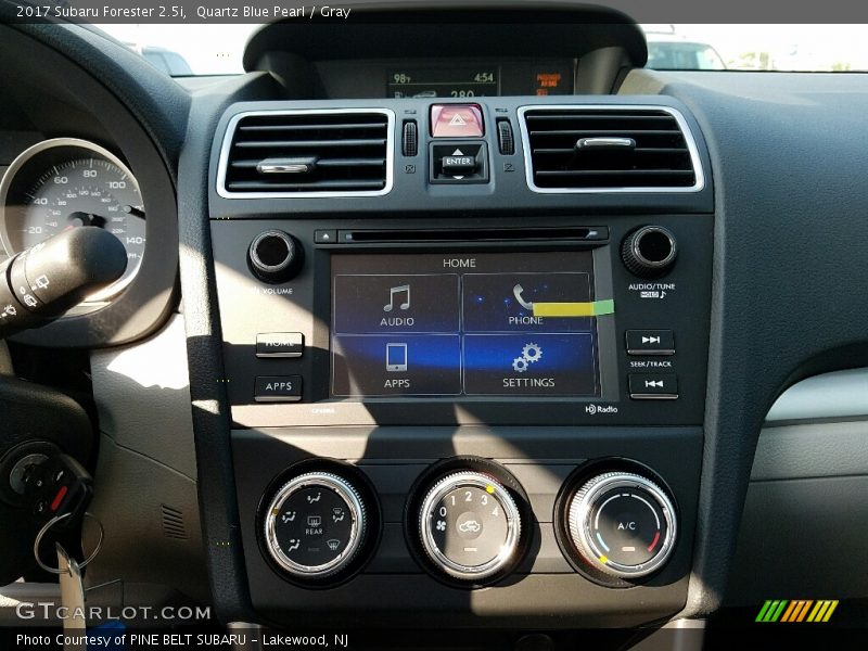 Quartz Blue Pearl / Gray 2017 Subaru Forester 2.5i