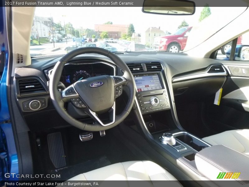 Medium Soft Ceramic Interior - 2017 Fusion Titanium AWD 
