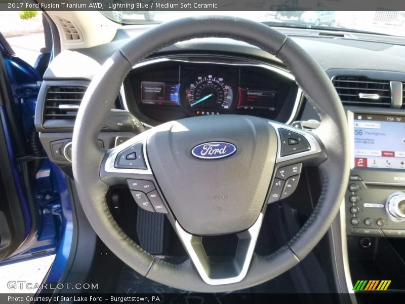  2017 Fusion Titanium AWD Steering Wheel