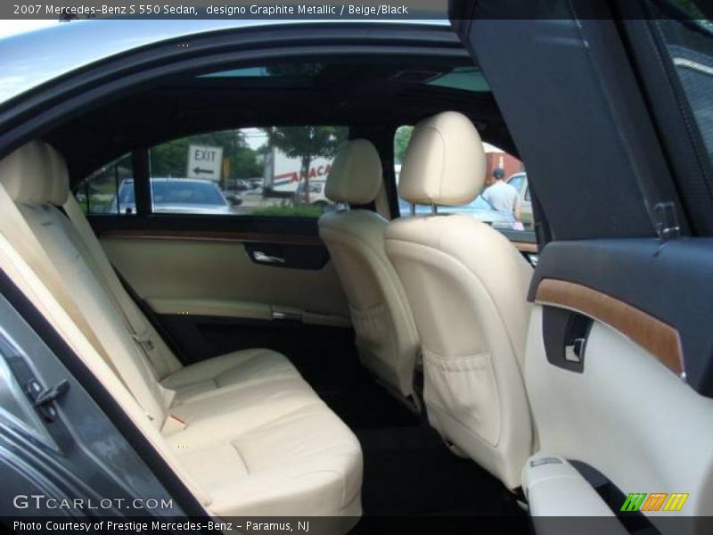 designo Graphite Metallic / Beige/Black 2007 Mercedes-Benz S 550 Sedan