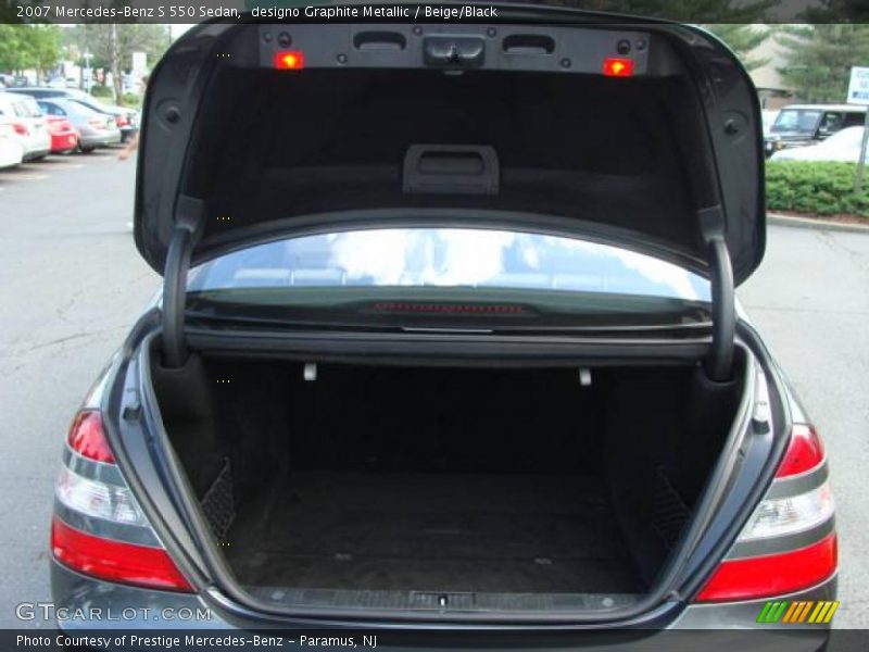 designo Graphite Metallic / Beige/Black 2007 Mercedes-Benz S 550 Sedan