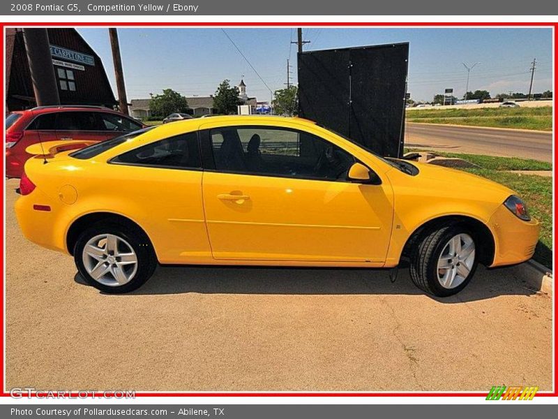 Competition Yellow / Ebony 2008 Pontiac G5