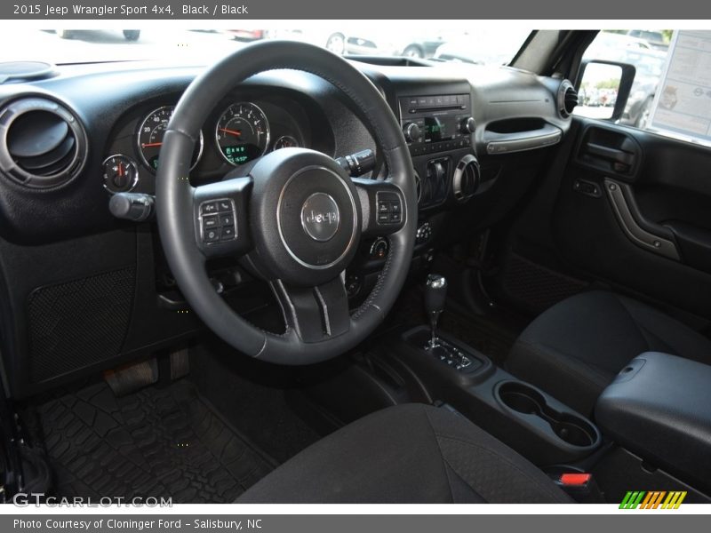 Black / Black 2015 Jeep Wrangler Sport 4x4