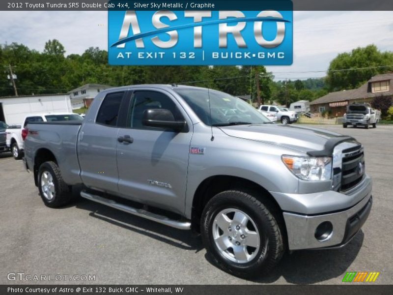 Silver Sky Metallic / Graphite 2012 Toyota Tundra SR5 Double Cab 4x4