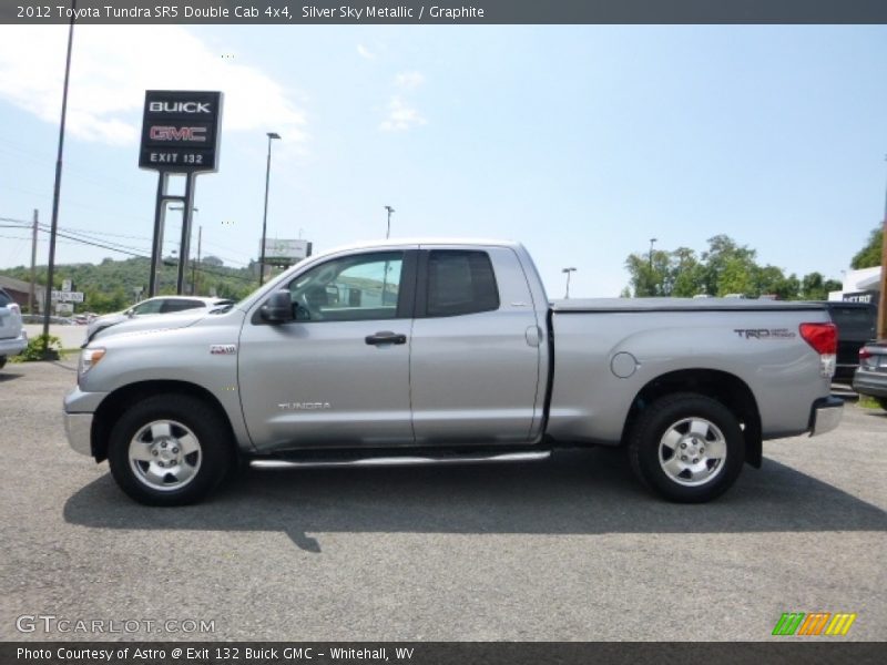 Silver Sky Metallic / Graphite 2012 Toyota Tundra SR5 Double Cab 4x4