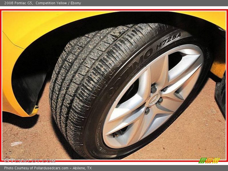 Competition Yellow / Ebony 2008 Pontiac G5