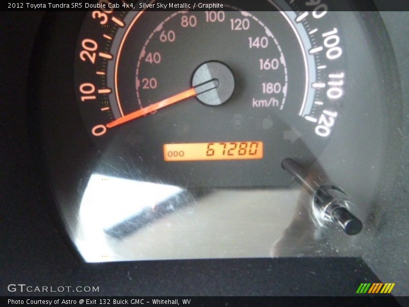 Silver Sky Metallic / Graphite 2012 Toyota Tundra SR5 Double Cab 4x4