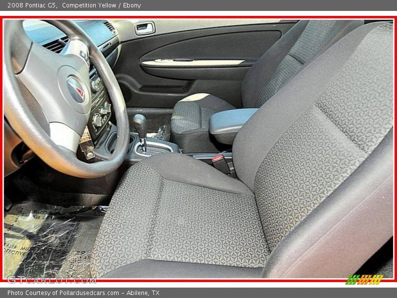 Competition Yellow / Ebony 2008 Pontiac G5