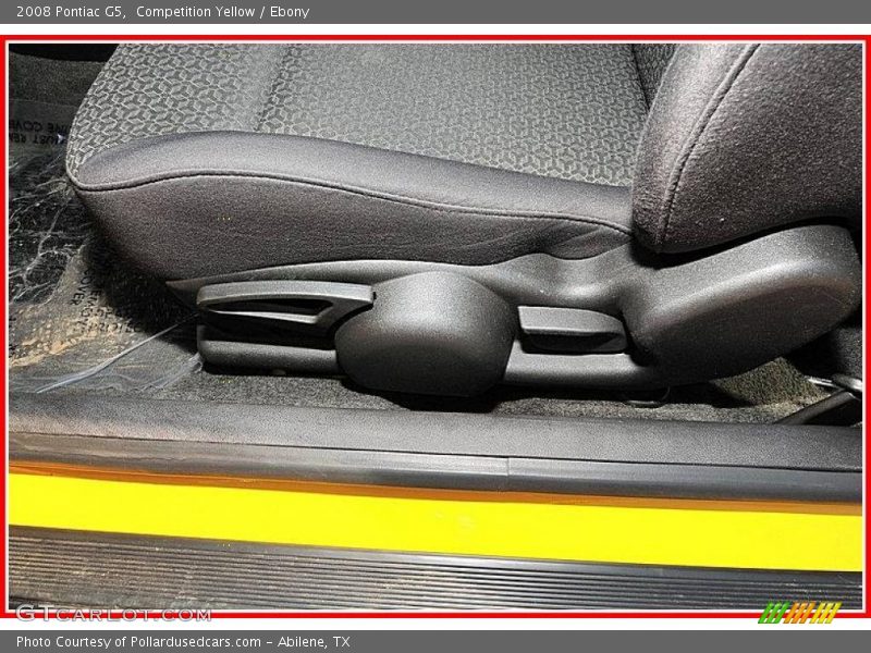 Competition Yellow / Ebony 2008 Pontiac G5