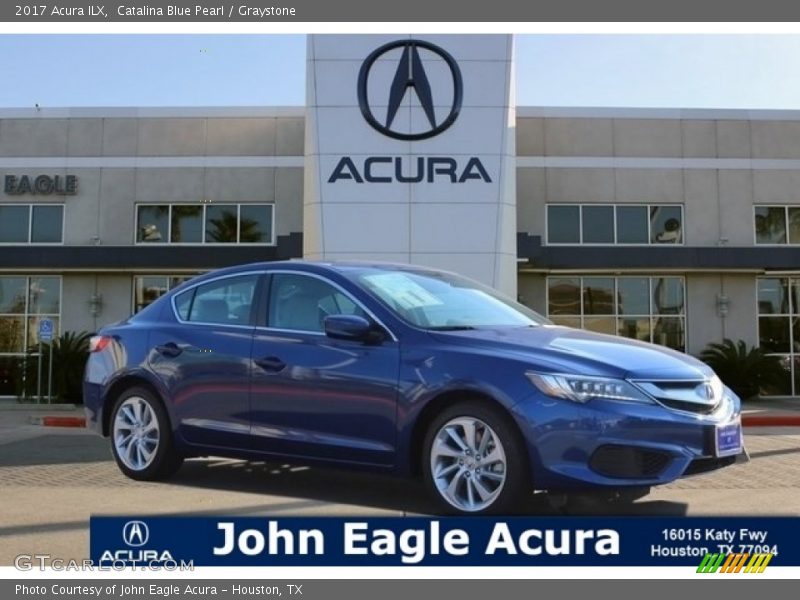 Catalina Blue Pearl / Graystone 2017 Acura ILX