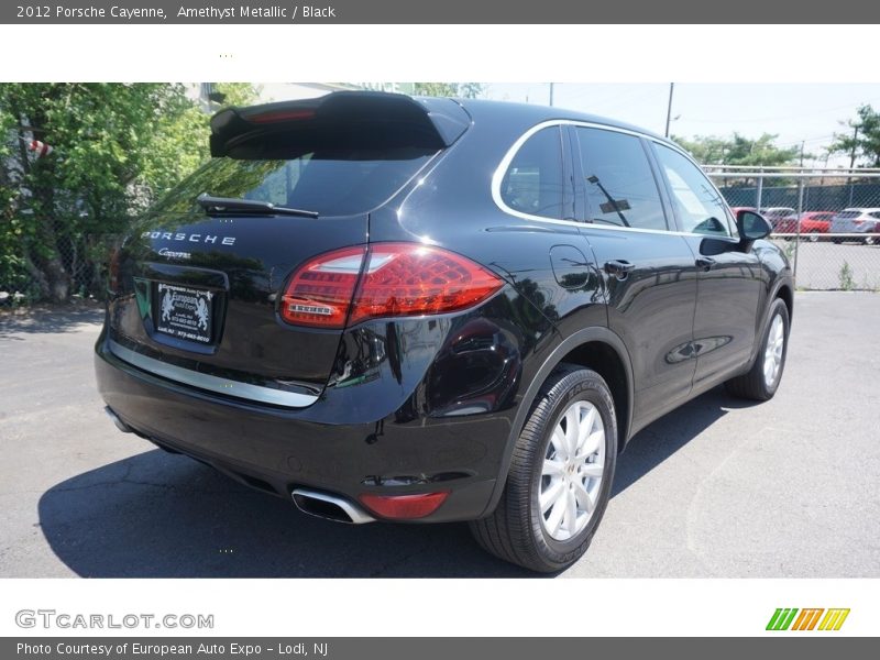 Amethyst Metallic / Black 2012 Porsche Cayenne