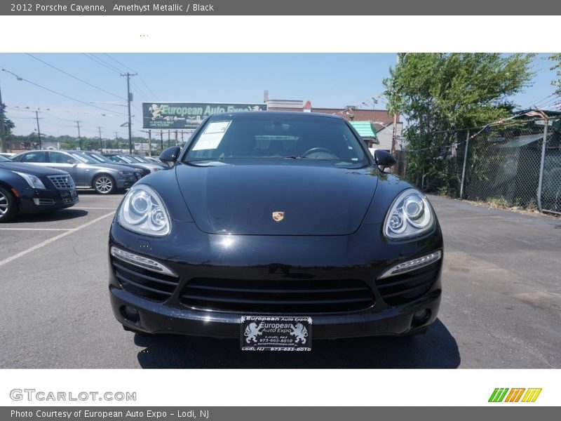 Amethyst Metallic / Black 2012 Porsche Cayenne