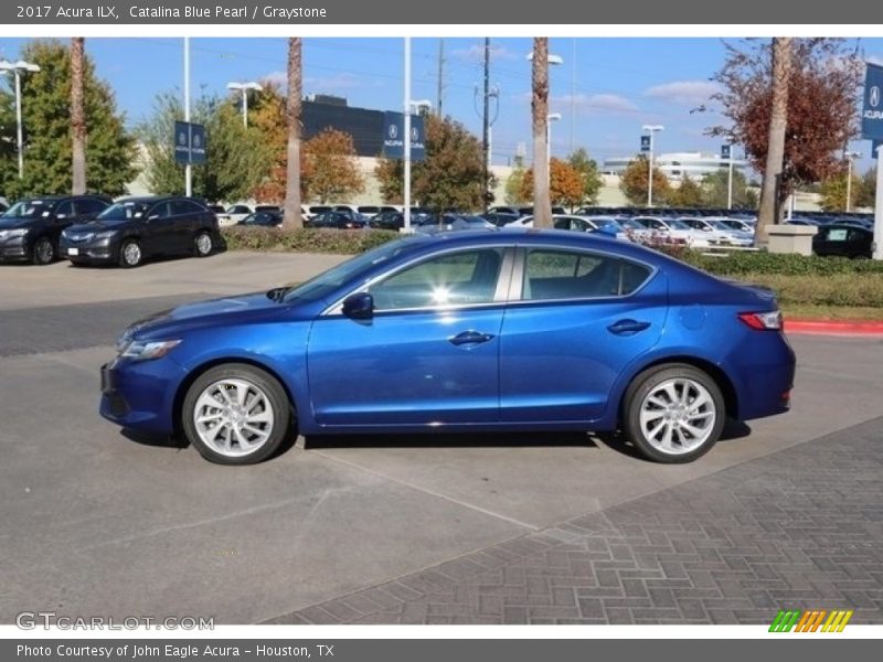 Catalina Blue Pearl / Graystone 2017 Acura ILX