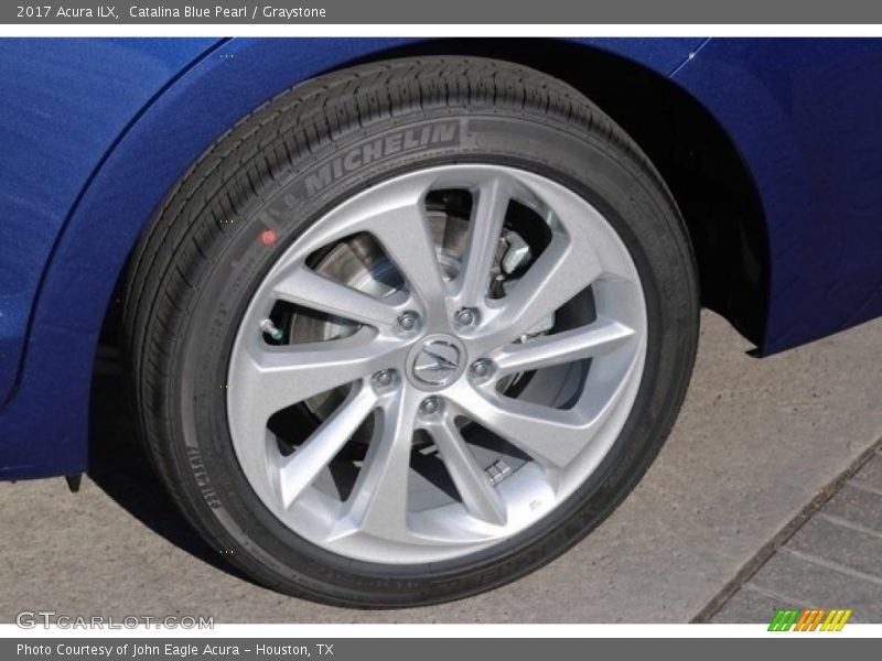 Catalina Blue Pearl / Graystone 2017 Acura ILX