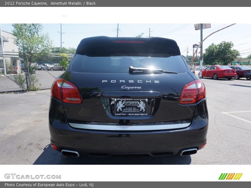 Amethyst Metallic / Black 2012 Porsche Cayenne