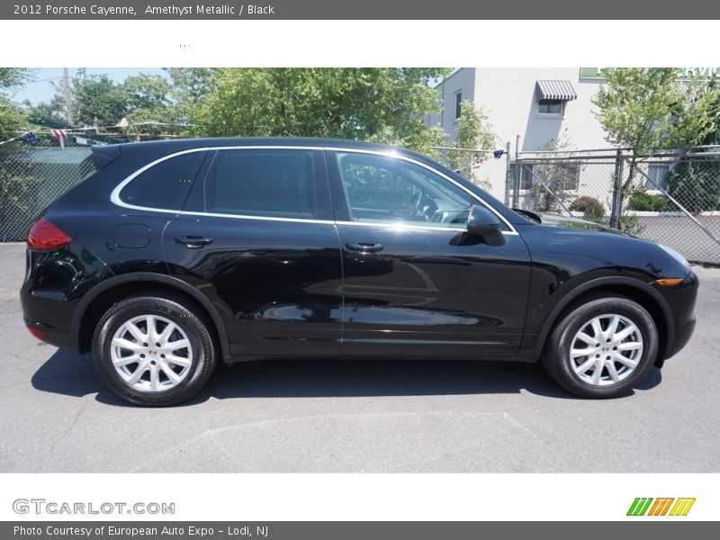 Amethyst Metallic / Black 2012 Porsche Cayenne