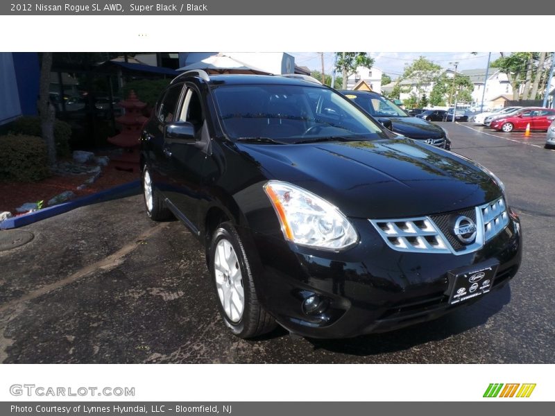 Super Black / Black 2012 Nissan Rogue SL AWD