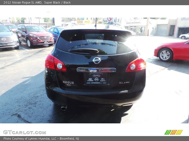 Super Black / Black 2012 Nissan Rogue SL AWD