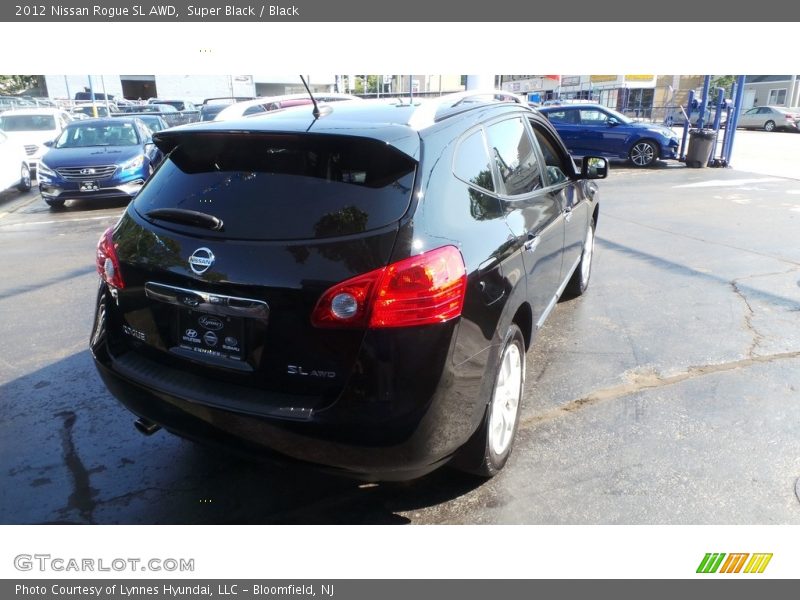 Super Black / Black 2012 Nissan Rogue SL AWD