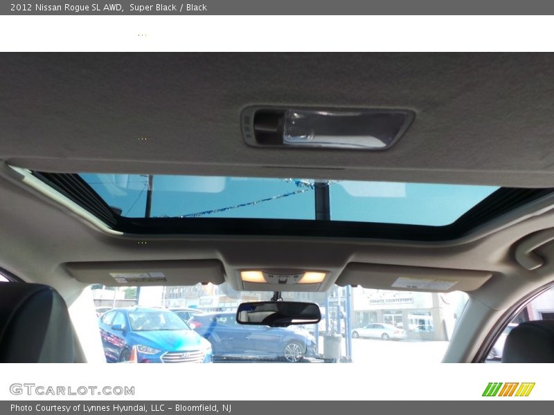 Super Black / Black 2012 Nissan Rogue SL AWD