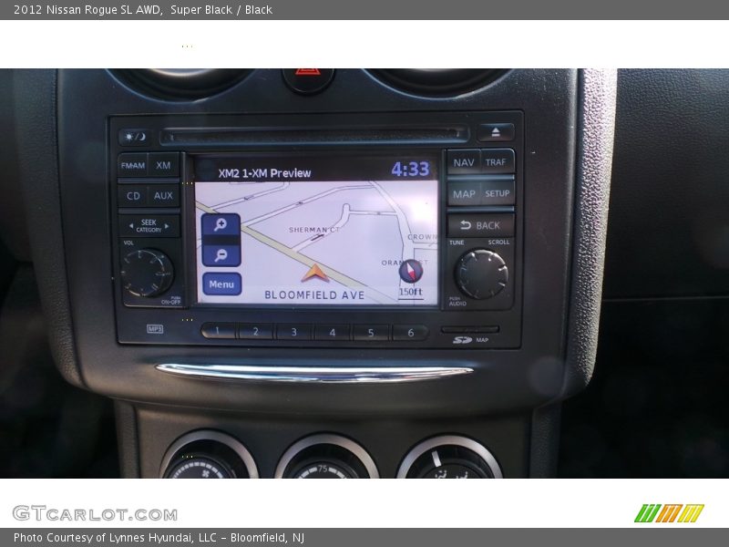 Super Black / Black 2012 Nissan Rogue SL AWD