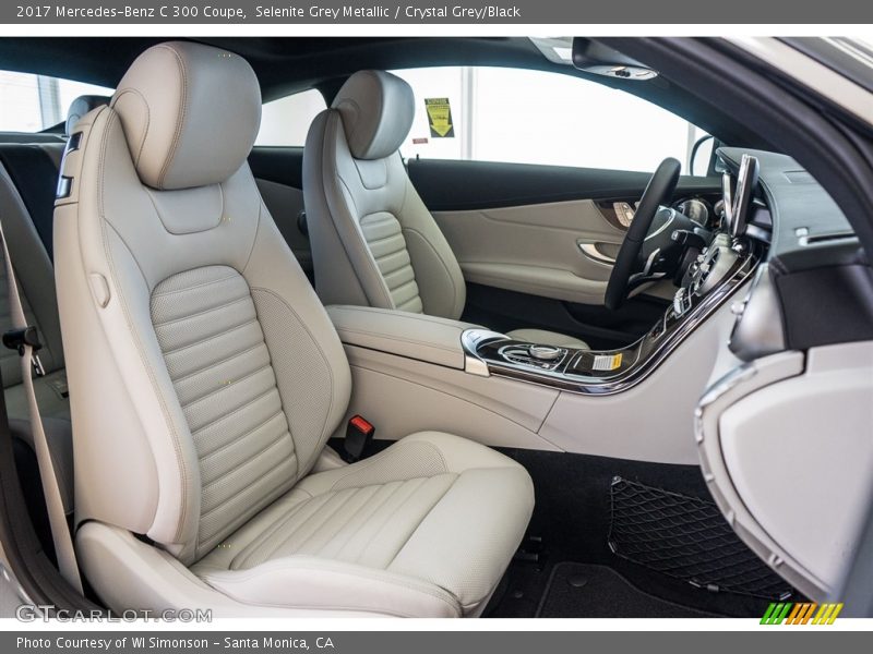 Selenite Grey Metallic / Crystal Grey/Black 2017 Mercedes-Benz C 300 Coupe