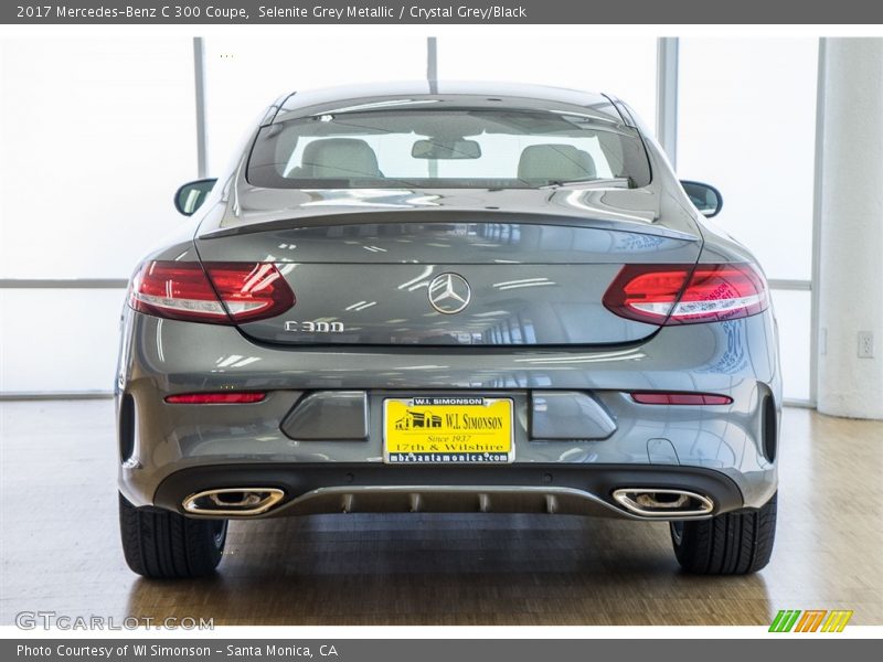 Selenite Grey Metallic / Crystal Grey/Black 2017 Mercedes-Benz C 300 Coupe