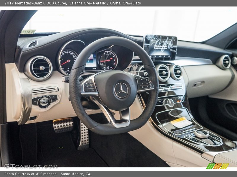 Selenite Grey Metallic / Crystal Grey/Black 2017 Mercedes-Benz C 300 Coupe