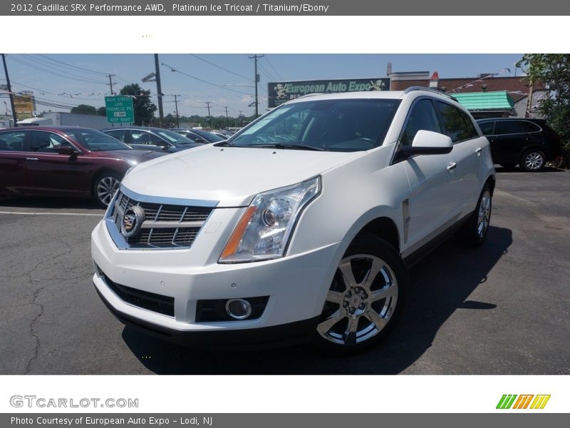 Platinum Ice Tricoat / Titanium/Ebony 2012 Cadillac SRX Performance AWD