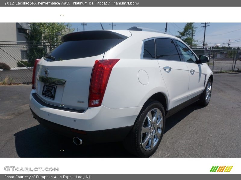 Platinum Ice Tricoat / Titanium/Ebony 2012 Cadillac SRX Performance AWD