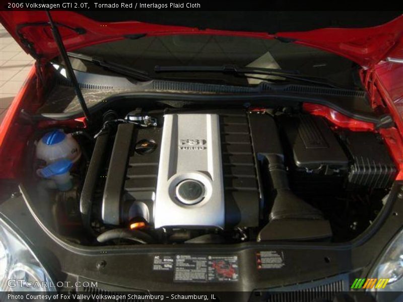 Tornado Red / Interlagos Plaid Cloth 2006 Volkswagen GTI 2.0T