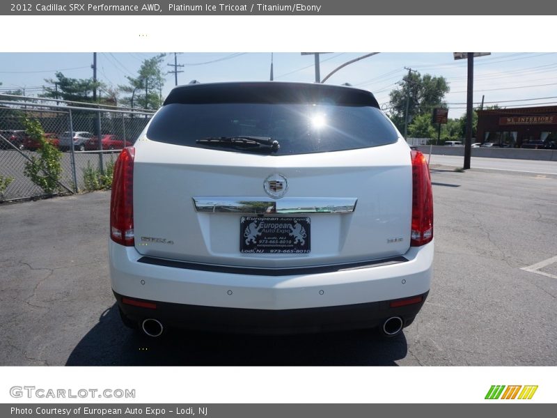 Platinum Ice Tricoat / Titanium/Ebony 2012 Cadillac SRX Performance AWD