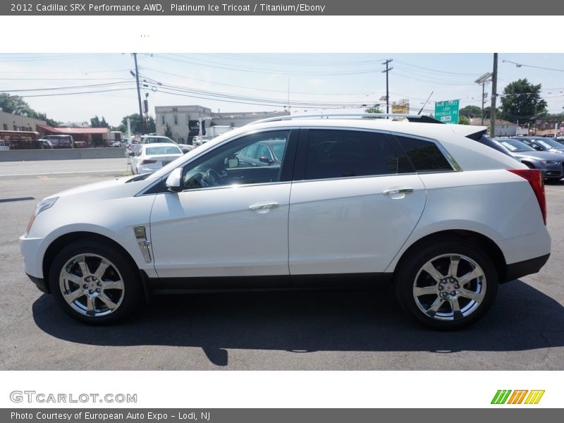 Platinum Ice Tricoat / Titanium/Ebony 2012 Cadillac SRX Performance AWD