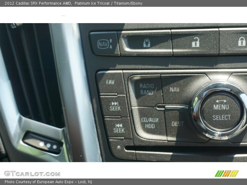 Platinum Ice Tricoat / Titanium/Ebony 2012 Cadillac SRX Performance AWD