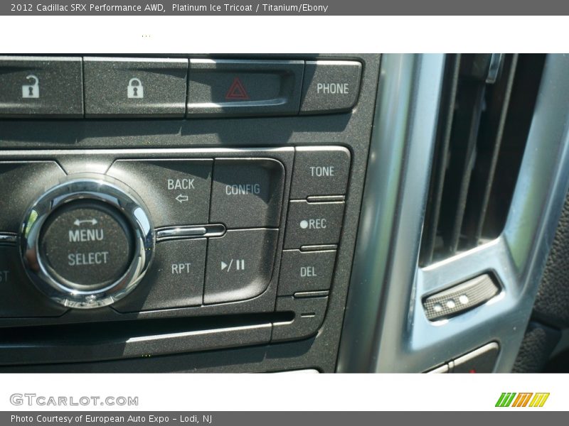 Platinum Ice Tricoat / Titanium/Ebony 2012 Cadillac SRX Performance AWD