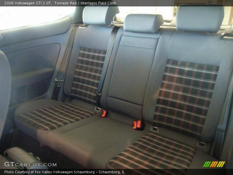 Tornado Red / Interlagos Plaid Cloth 2006 Volkswagen GTI 2.0T