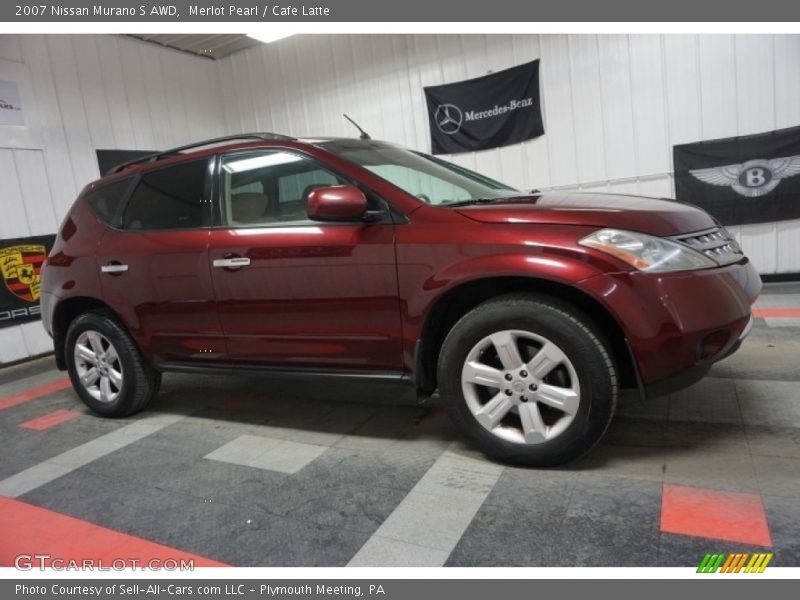 Merlot Pearl / Cafe Latte 2007 Nissan Murano S AWD