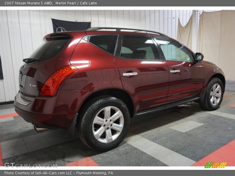 Merlot Pearl / Cafe Latte 2007 Nissan Murano S AWD
