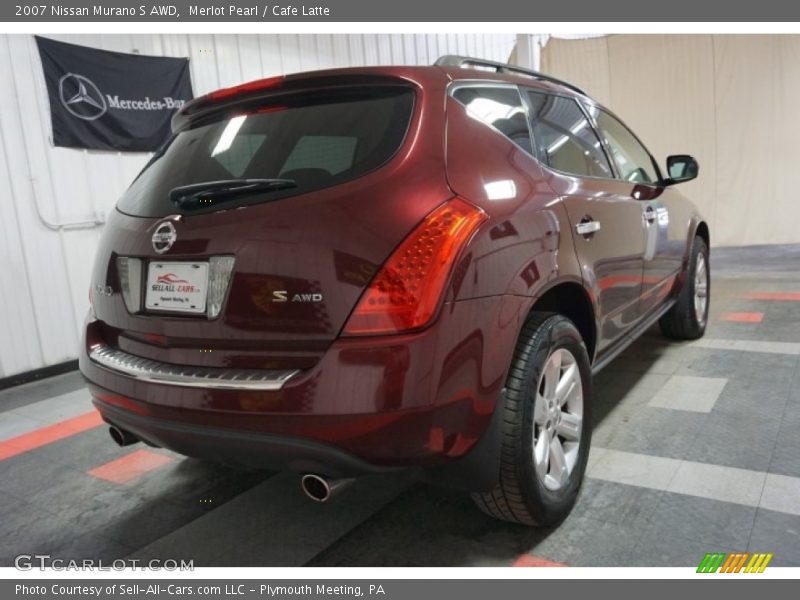 Merlot Pearl / Cafe Latte 2007 Nissan Murano S AWD