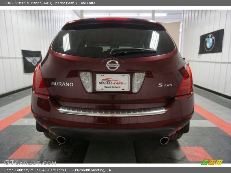 Merlot Pearl / Cafe Latte 2007 Nissan Murano S AWD