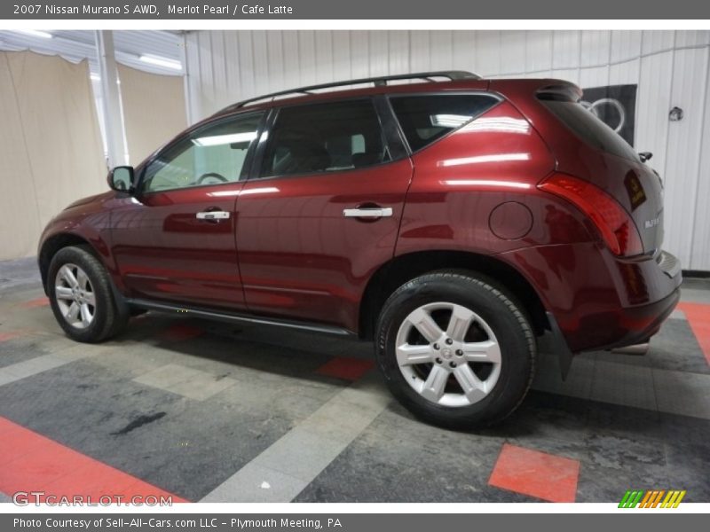 Merlot Pearl / Cafe Latte 2007 Nissan Murano S AWD