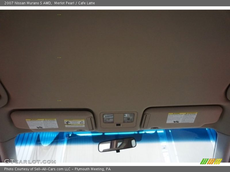 Merlot Pearl / Cafe Latte 2007 Nissan Murano S AWD