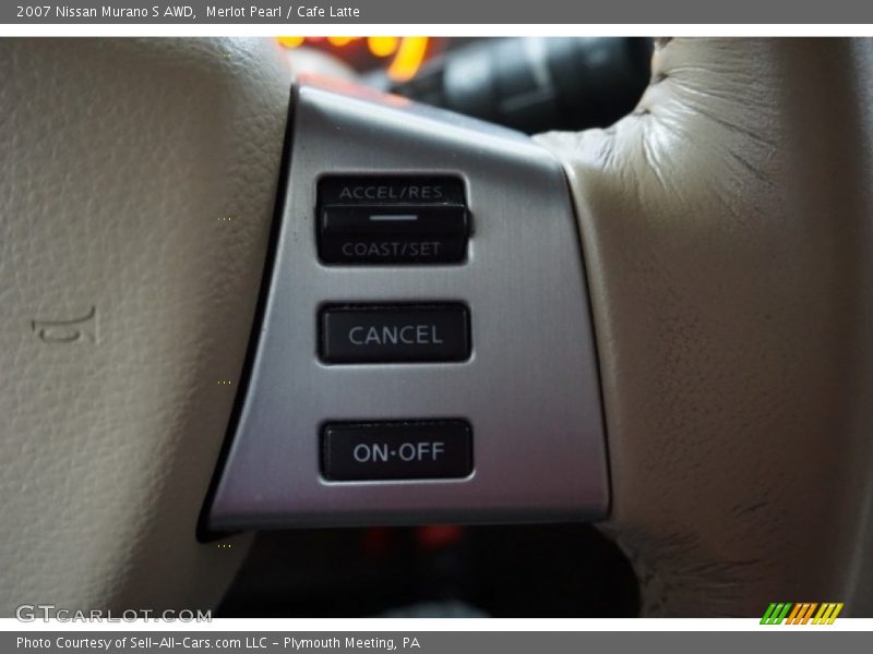 Merlot Pearl / Cafe Latte 2007 Nissan Murano S AWD