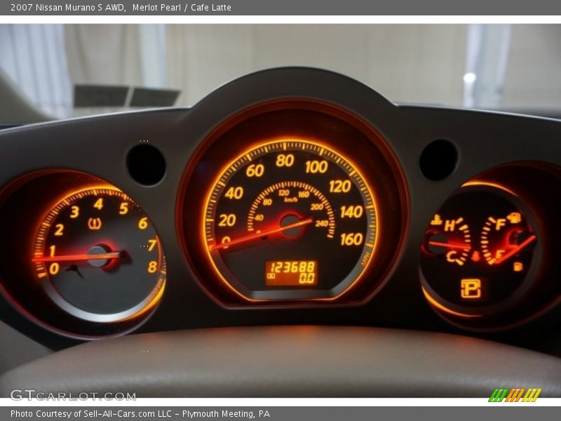 Merlot Pearl / Cafe Latte 2007 Nissan Murano S AWD