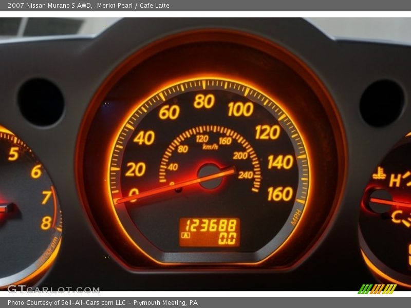 Merlot Pearl / Cafe Latte 2007 Nissan Murano S AWD