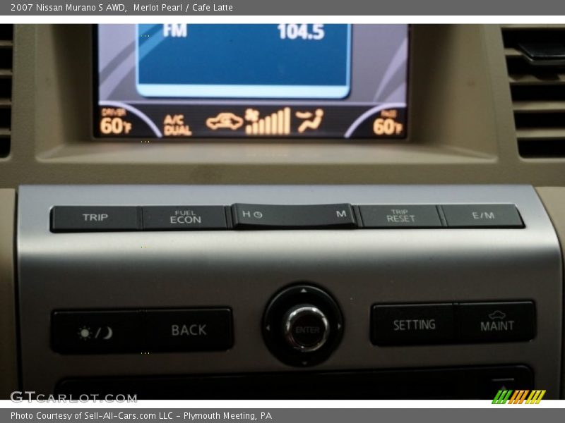 Merlot Pearl / Cafe Latte 2007 Nissan Murano S AWD