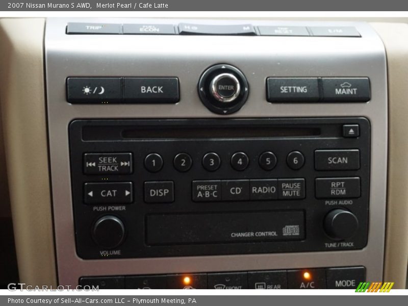Merlot Pearl / Cafe Latte 2007 Nissan Murano S AWD